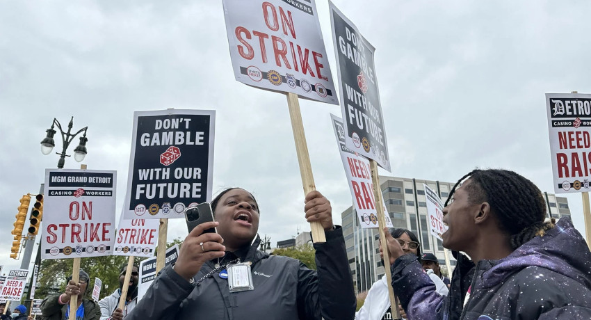 Striking Casino Workers Continue Negotiations with MGM Grand Detroit